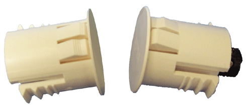 Magnetic Door Switch, Wired - recessed in door 3/4" - BROWN