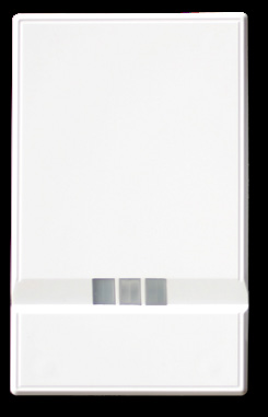 Wall mounted - US J-box installation battery powered remote PIR - RF - WHITE